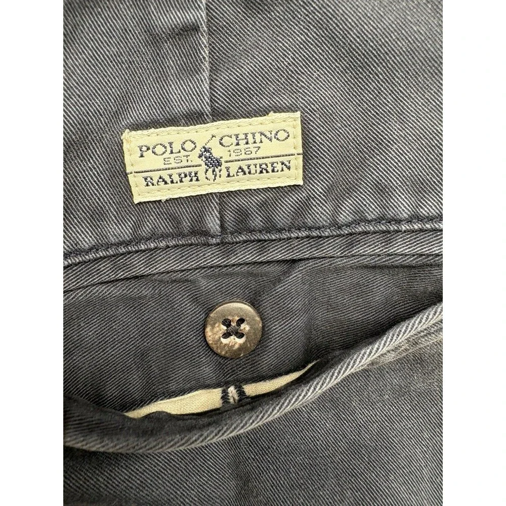 Polo Ralph Lauren Mens Classic Fit Chino Pants Blue 100% Cotton 38/34